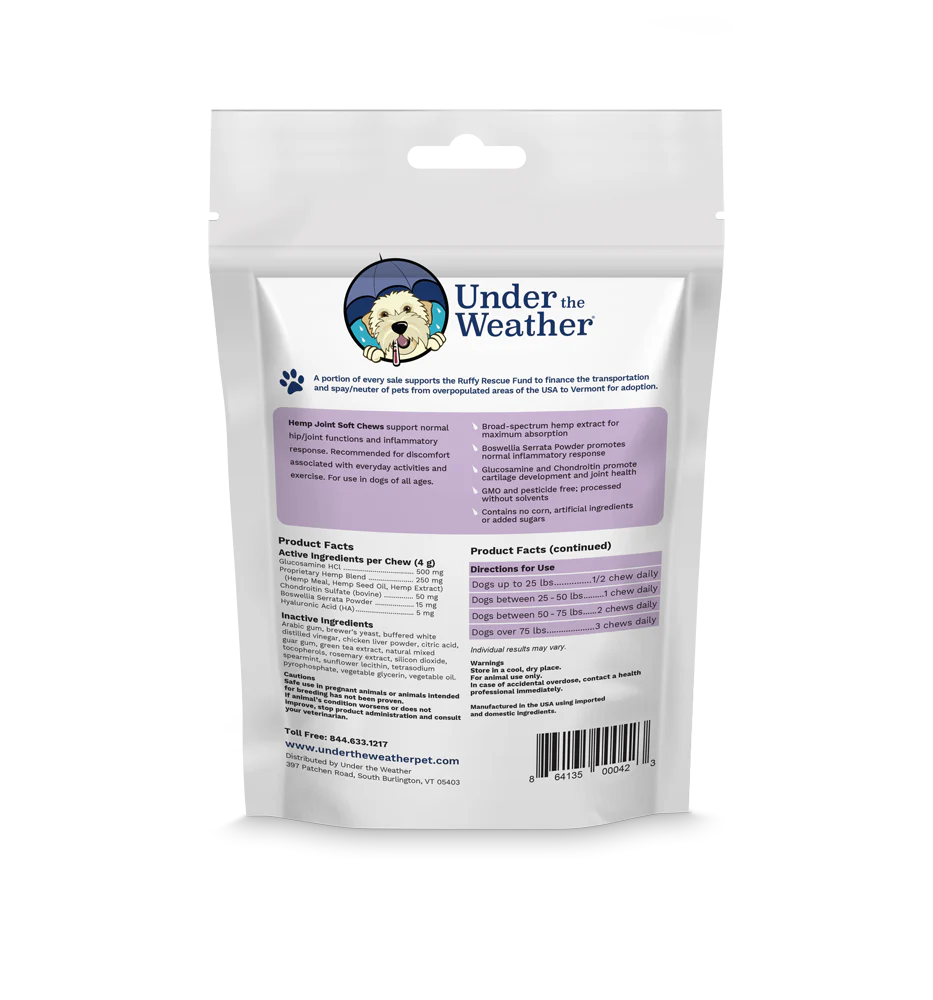 Hemp Hip & Joint Soft Chews For Dogs - Image 2
