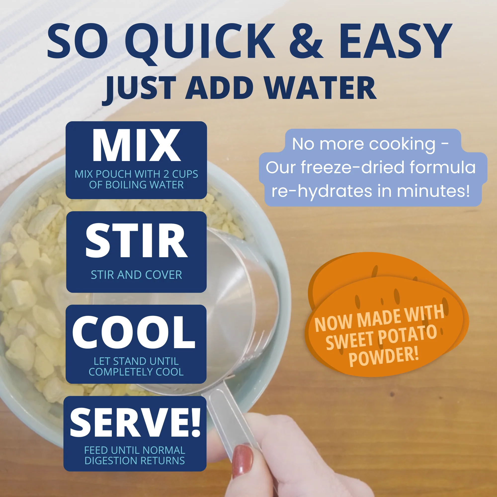 Turkey, Rice, & Sweet Potato Bland Diet For Dogs - 2 Pack - Image 3